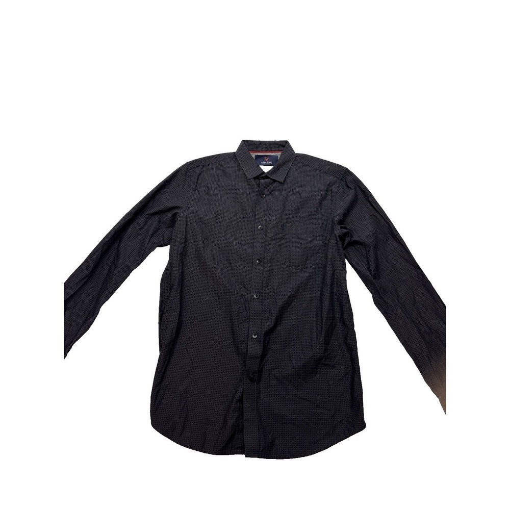 Men's Allen Solly Long Sleeve Button-up Charcoalโ Grey 39 Medium